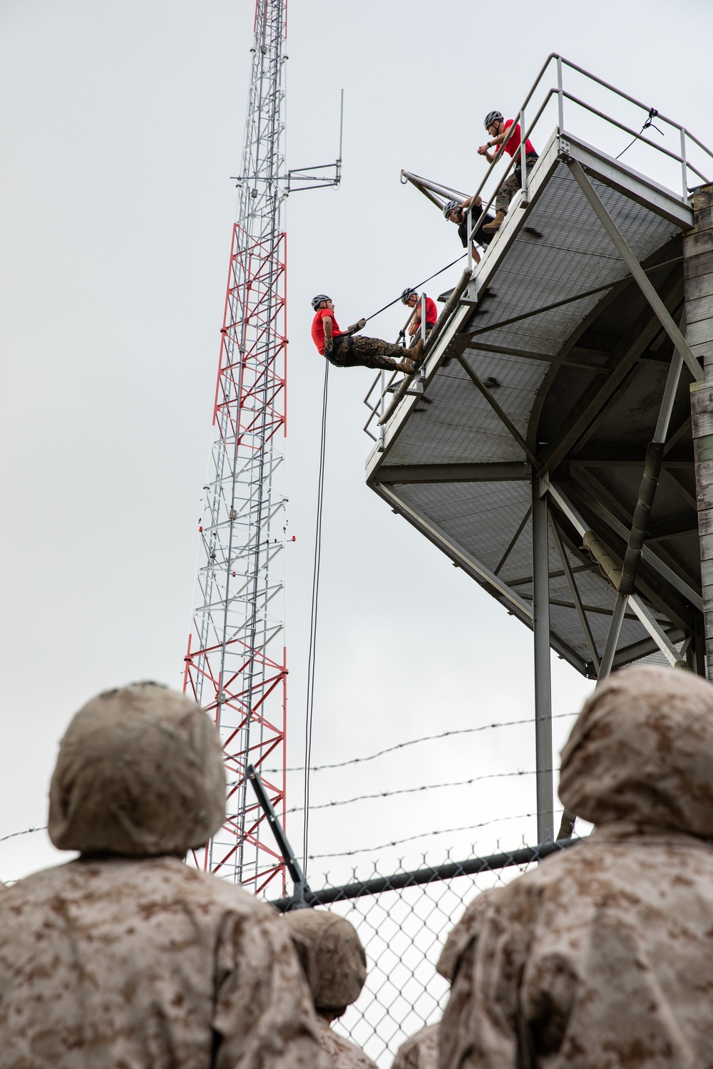 Alpha Company Rappel Tower