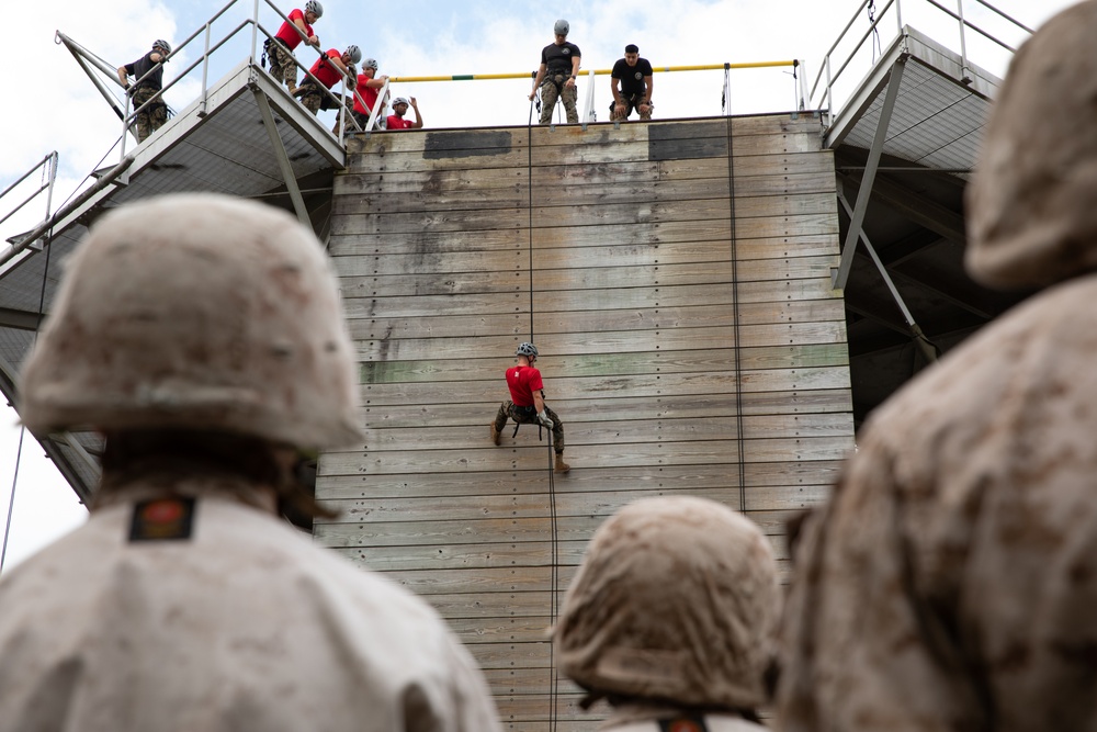 Alpha Company Rappel Tower