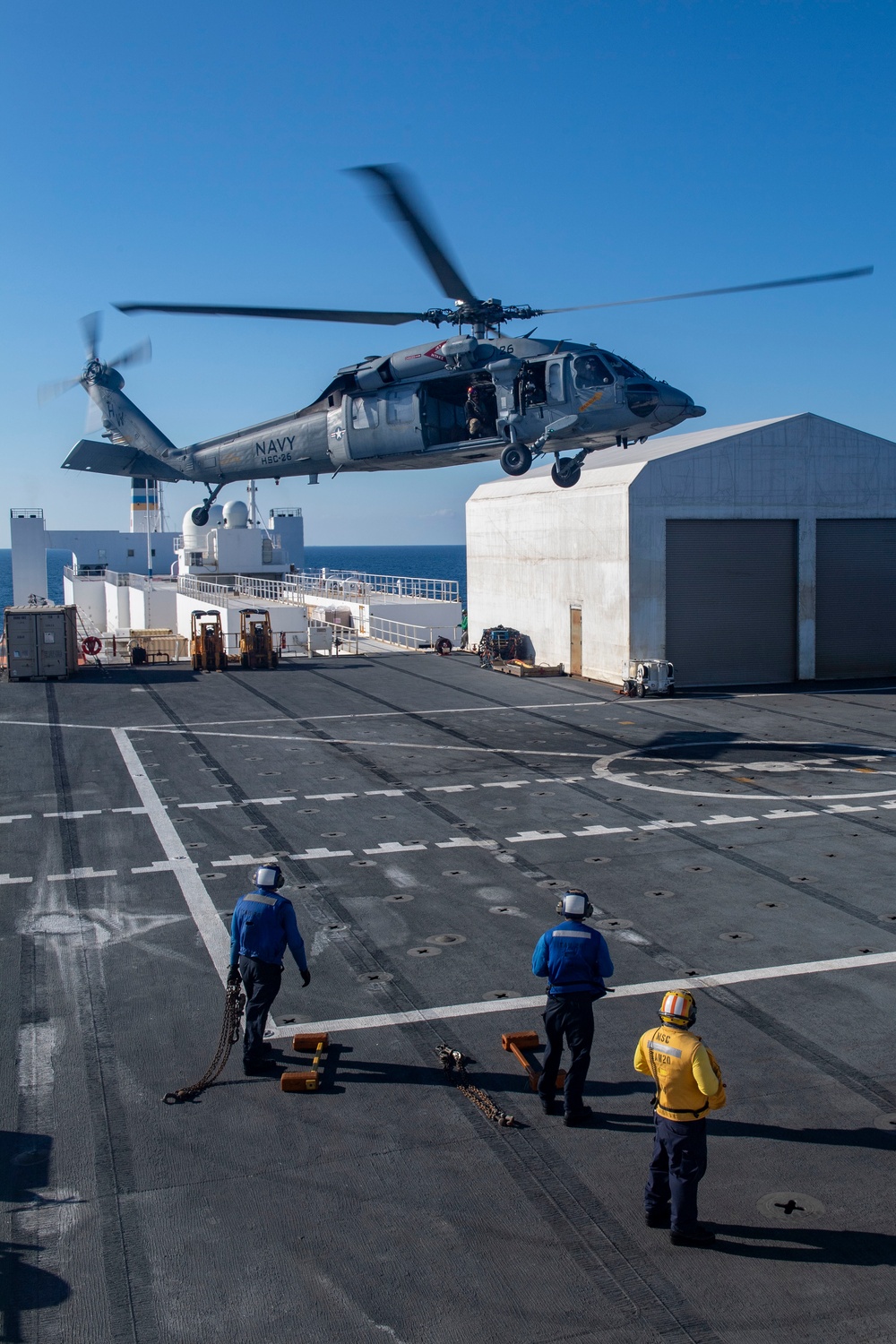 Flight Operations on the USNS Comfort