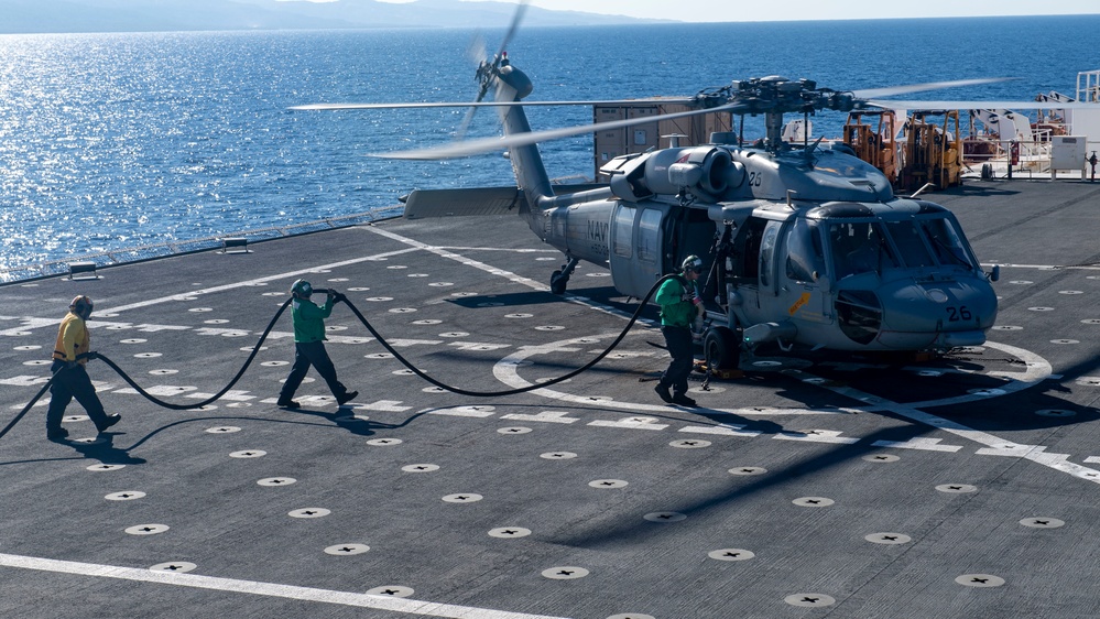 Flight Operations on the USNS Comfort