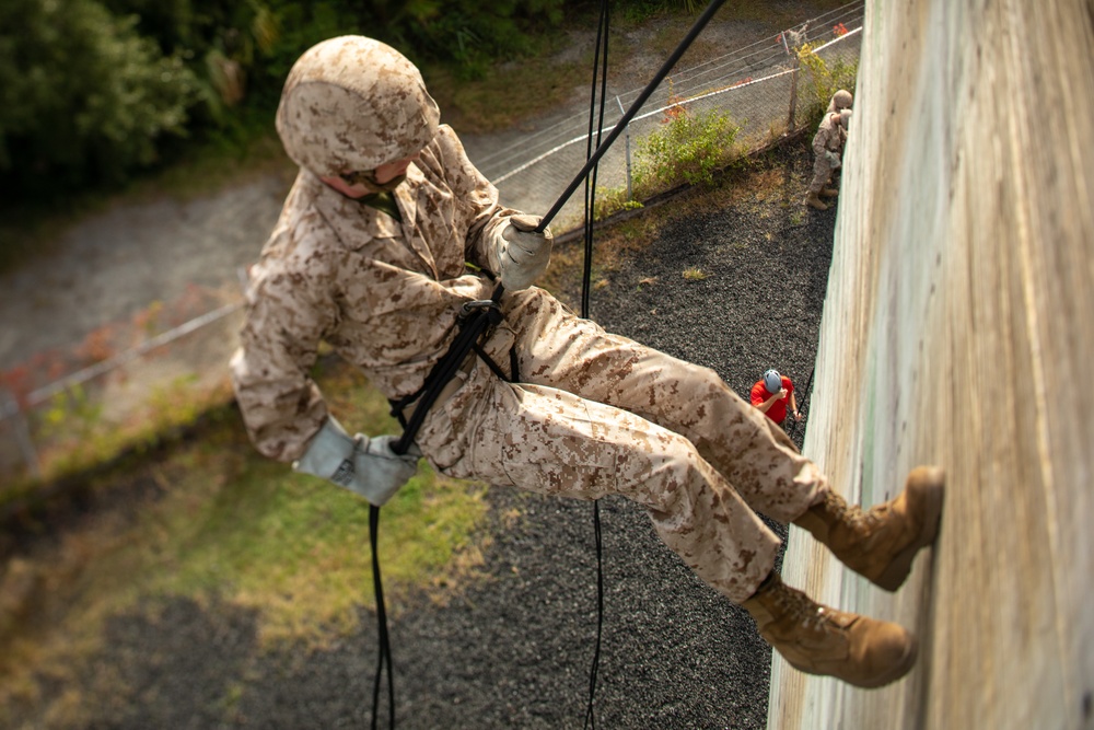 Alpha Company Rappel Tower