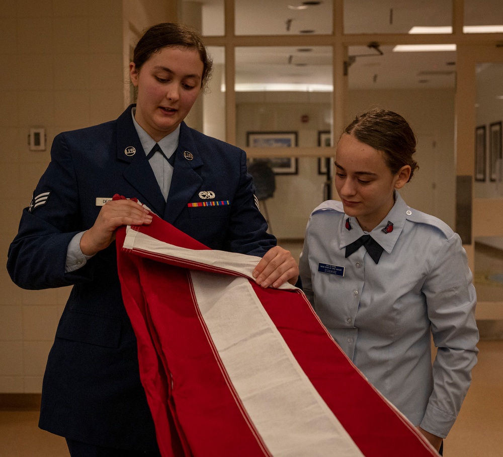 SJAFB Honor Guard educates Goldsboro CAP