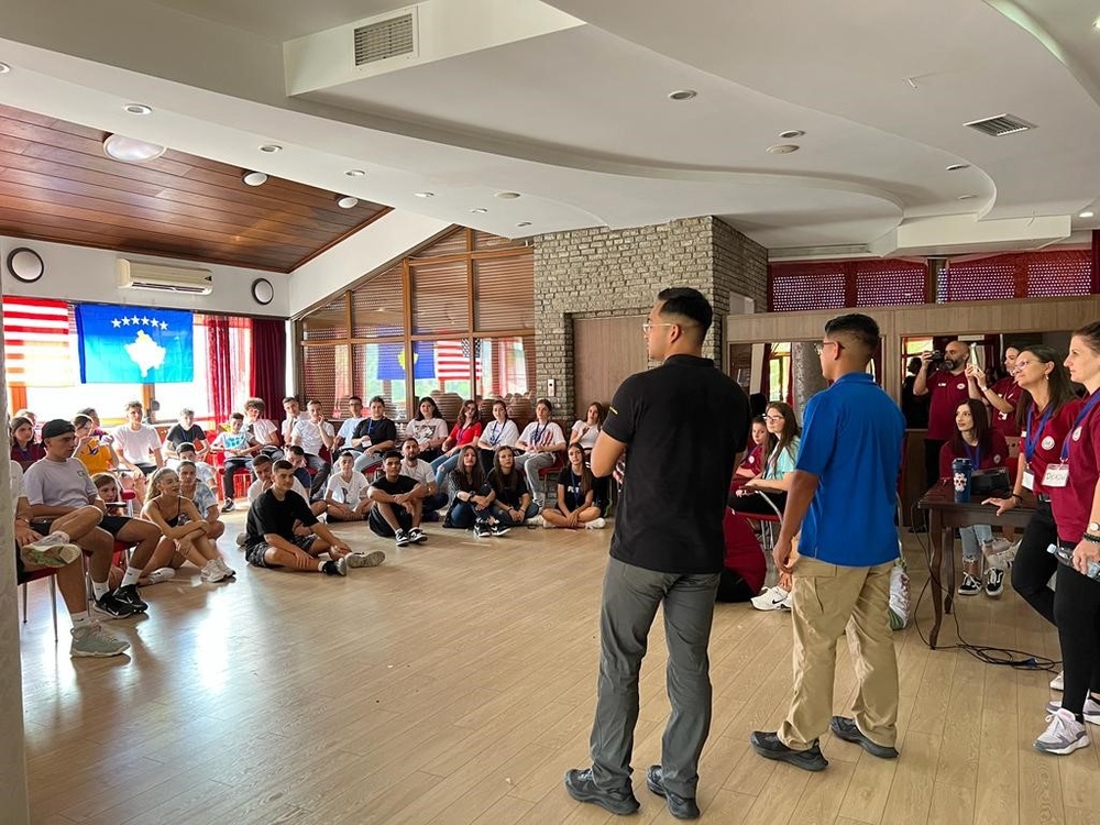 MSGs volunteer at summer camp in Kosovo