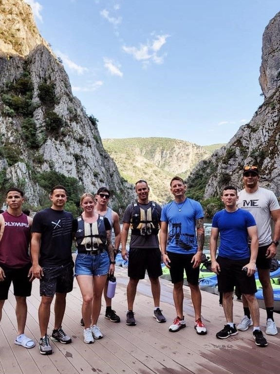 MSGs go kayaking in North Macedonia