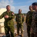 U.S. Marines work with the Canadian Army