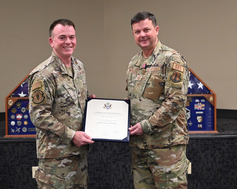Chief Master Sgt. Kenneth D. Tankersley retires after serving 29 years