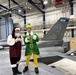 Santa Claus visits 148th Fighter Wing