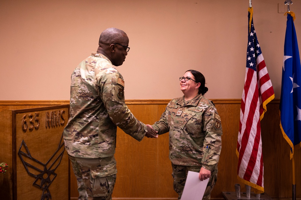 Lt. Gen. Hawkins takes a tour of BEAR Base