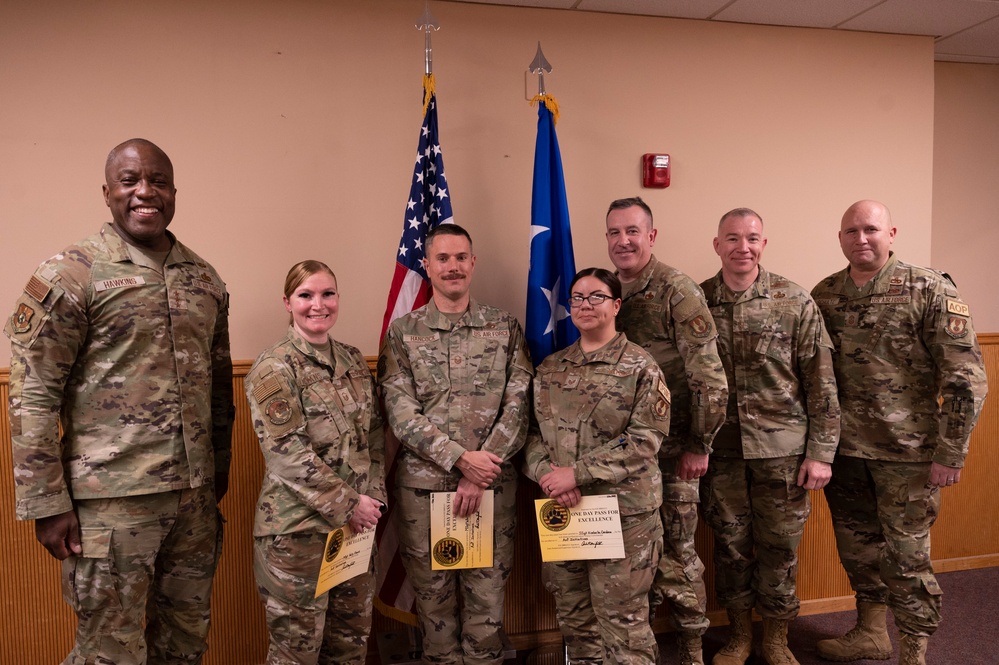 Lt. Gen. Hawkins takes a tour of BEAR Base