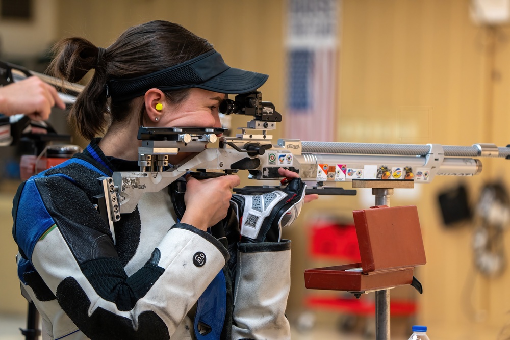 1st Lt. Sarah Beard Competes at 2022 Winter Airgun Championships