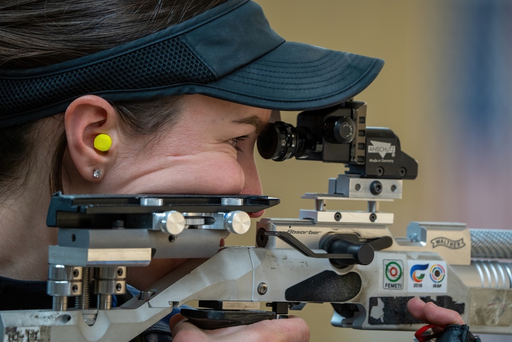 1st Lt. Sarah Beard Competes at 2022 Winter Airgun Championships