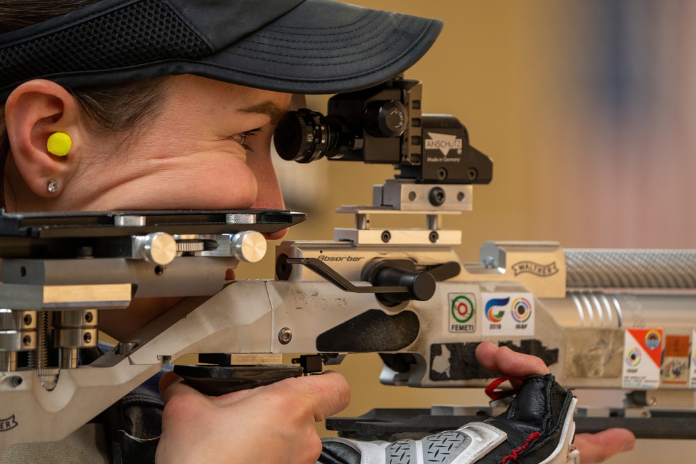 1st Lt. Sarah Beard Competes at 2022 Winter Airgun Championships