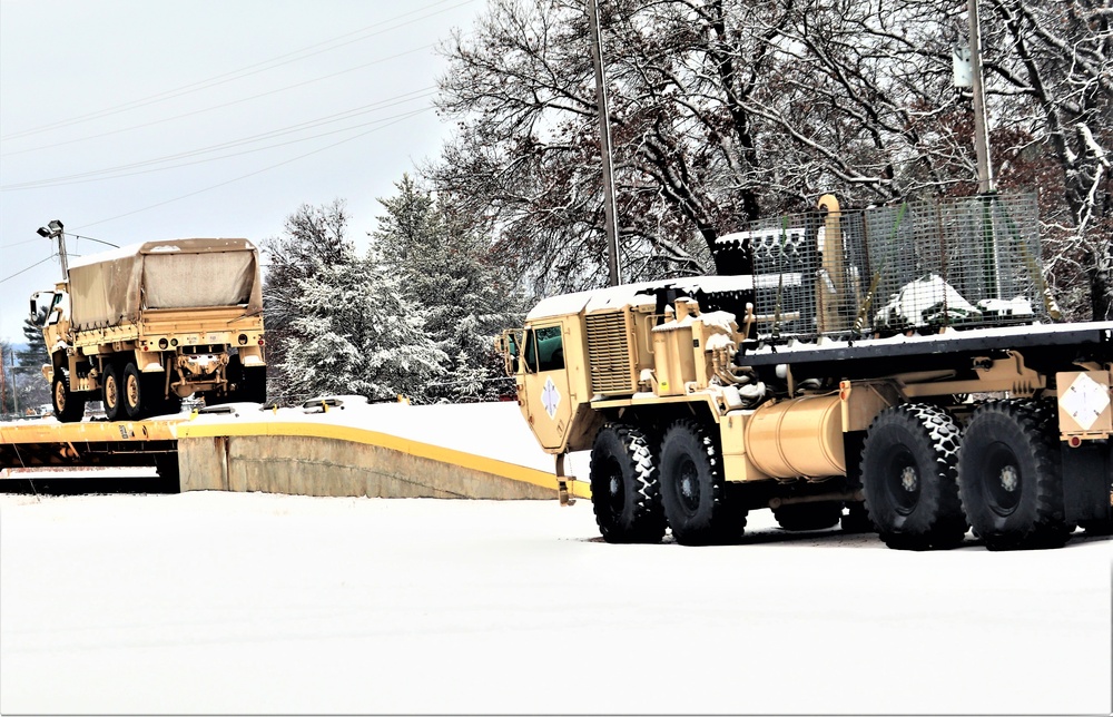 Unit Movement Officer Deployment Planning Course training site snow cover