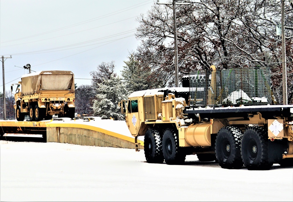 Unit Movement Officer Deployment Planning Course training site snow cover