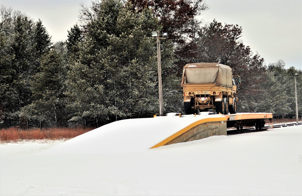 Unit Movement Officer Deployment Planning Course training site snow cover