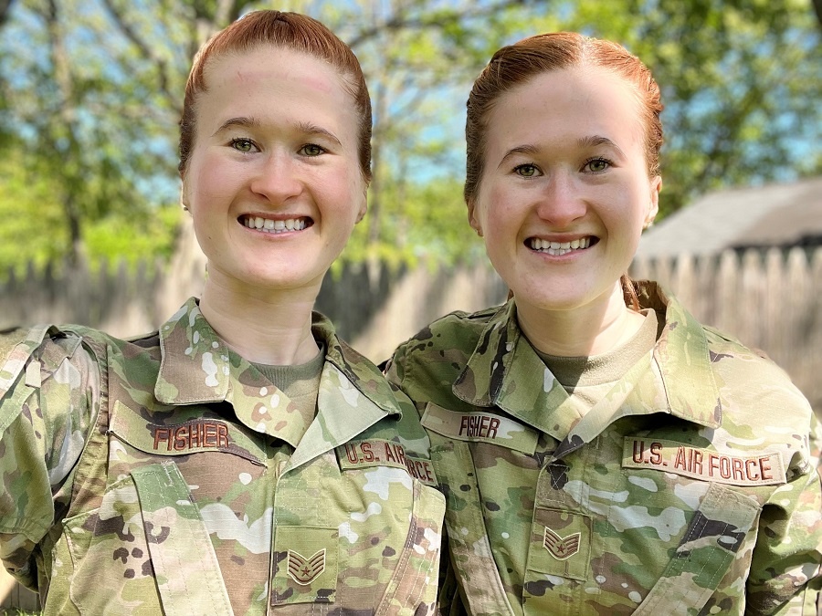 Double Take: Identical Twins Spend Year Honing Skills at NSA