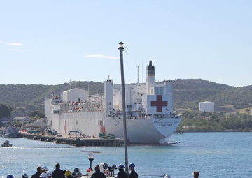 USS Milwaukee Departs Guantanamo Bay Cuba Following Port Visit