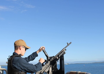 USS Milwaukee Departs Guantanamo Bay Cuba Following Port Visit