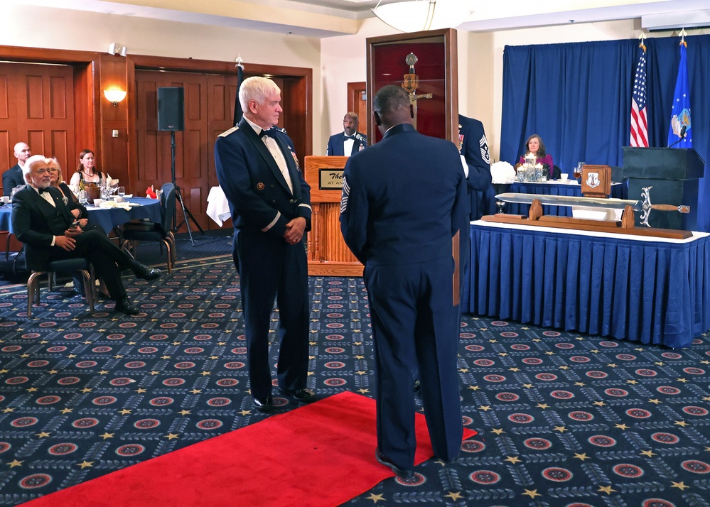 Retired Lt. Gen. Scott L. Rice recieves Order of the Sword