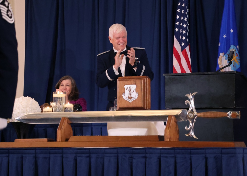 Retired Lt. Gen. Scott L. Rice recieves Order of the Sword