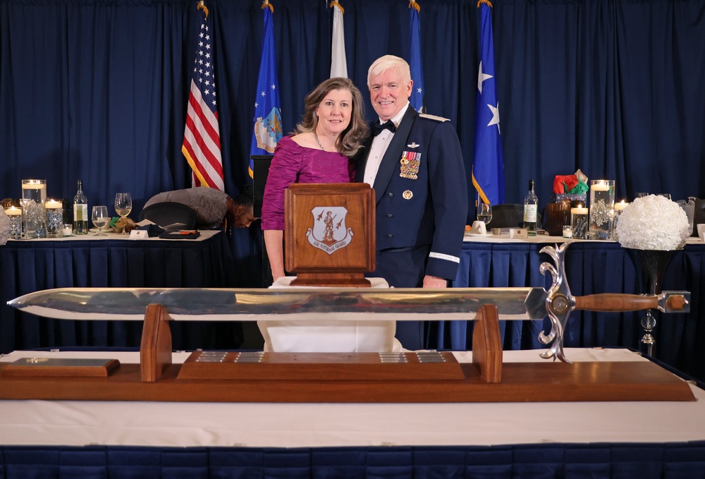 Retired Lt. Gen. Scott L. Rice recieves Order of the Sword