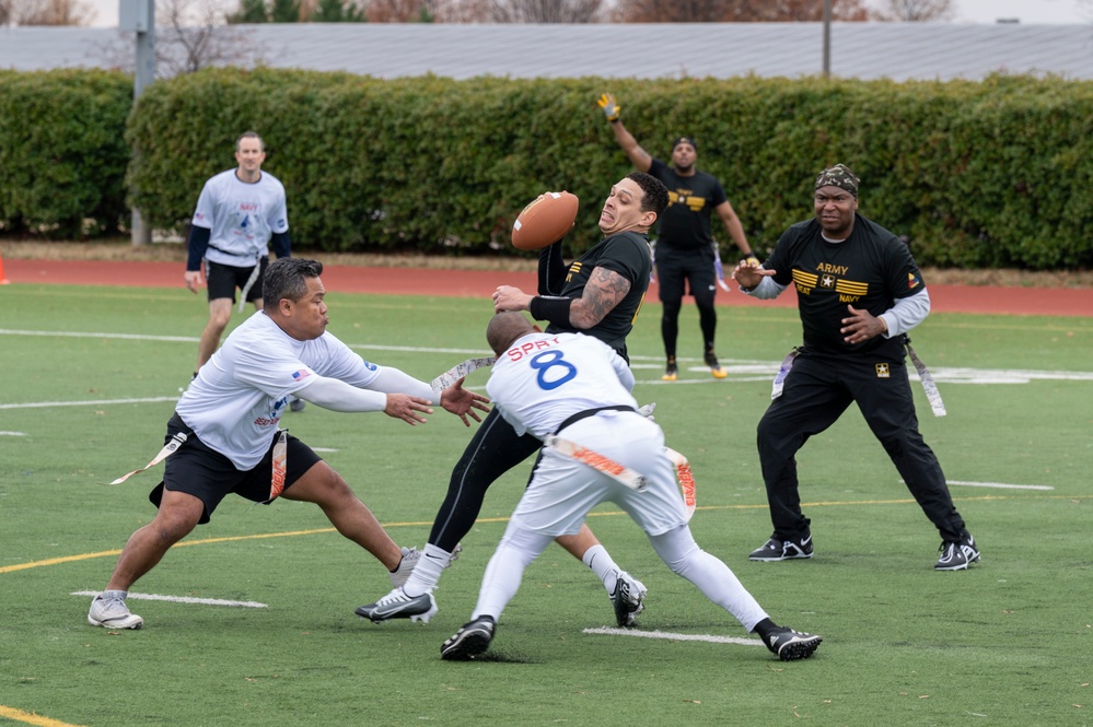 Inaugural DIA Army vs. Navy flag football game