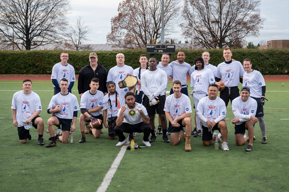 Inaugural DIA Army vs. Navy flag football game