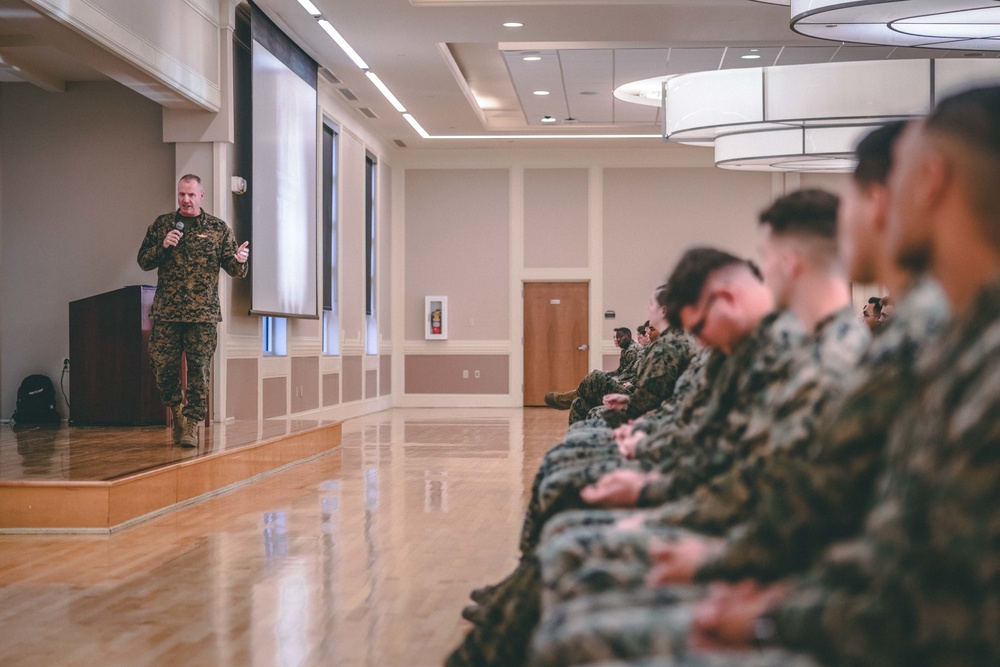 2nd Marine Logistics Group conducts First Term Alignment Plan brief