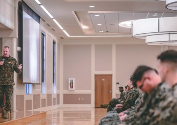 2nd Marine Logistics Group conducts First Term Alignment Plan brief