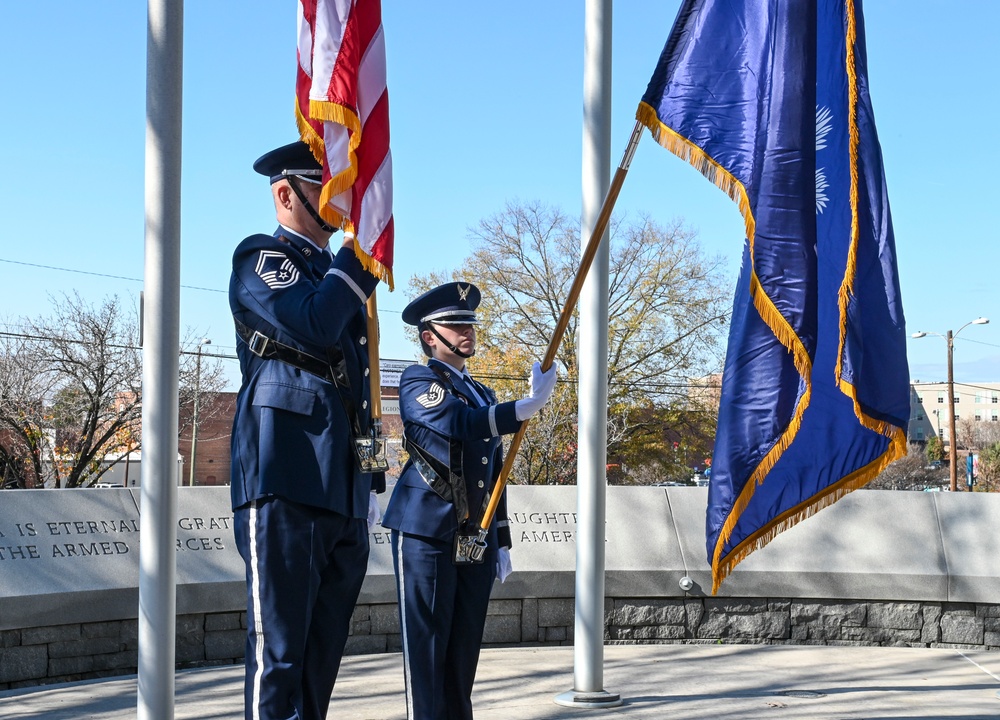 South Carolina National Guard participates in wreath laying ceremony in honor of fallen service members