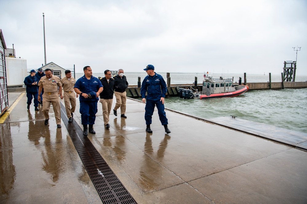 Mexican Secretariat of the Navy Visits Station South Padre Island