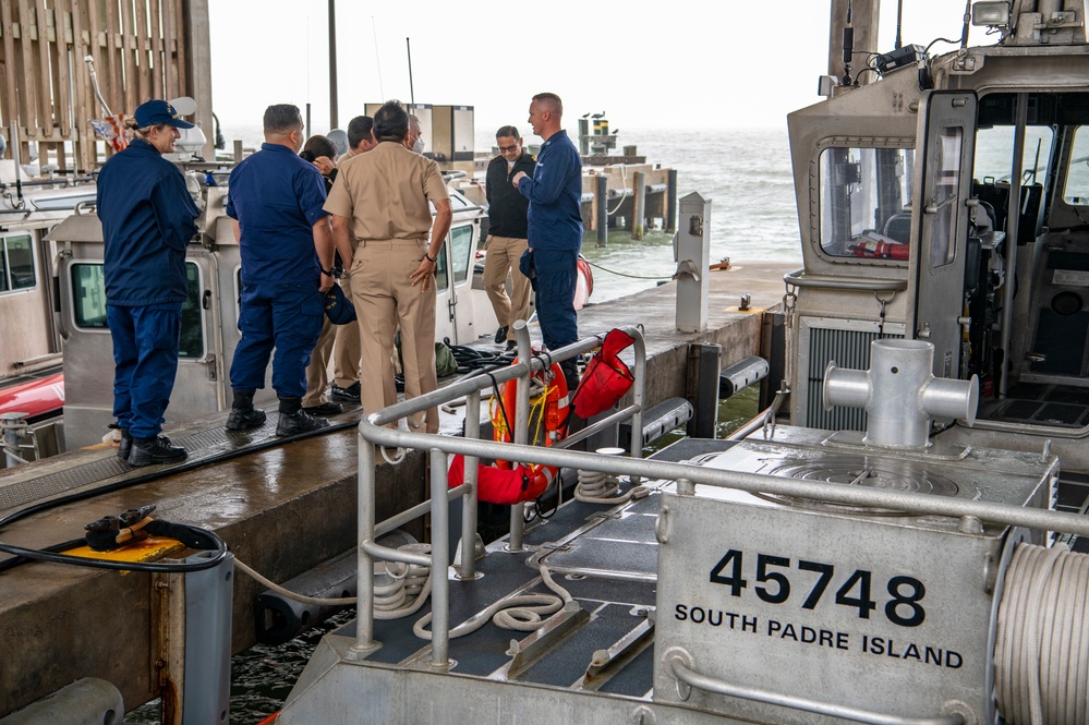 Mexican Secretariat of the Navy Visits Station South Padre Island