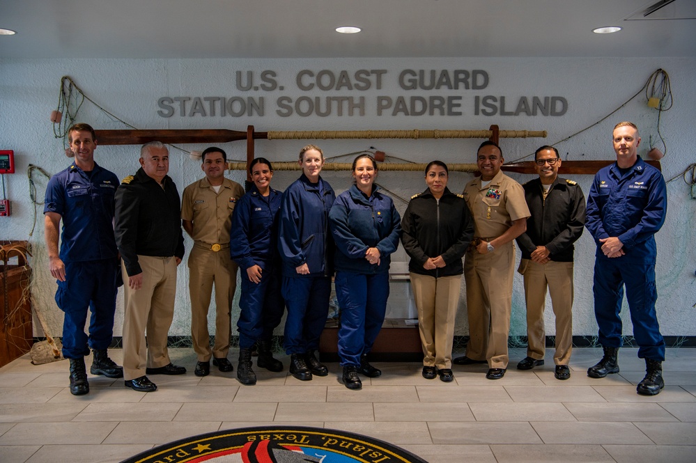 Mexican Secretariat of the Navy Visits Station South Padre Island