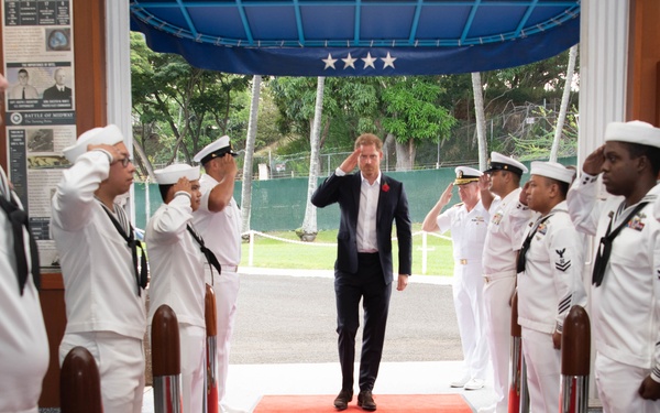 The Duke of Sussex Visits the USS Arizona Memorial