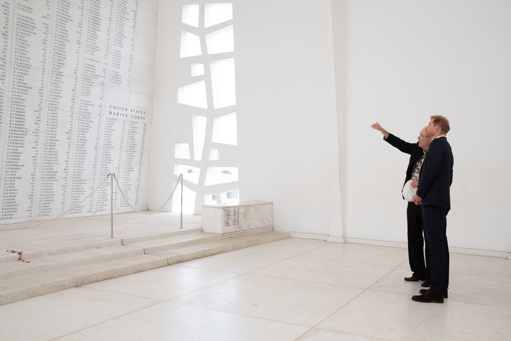 The Duke of Sussex Visits the USS Arizona Memorial