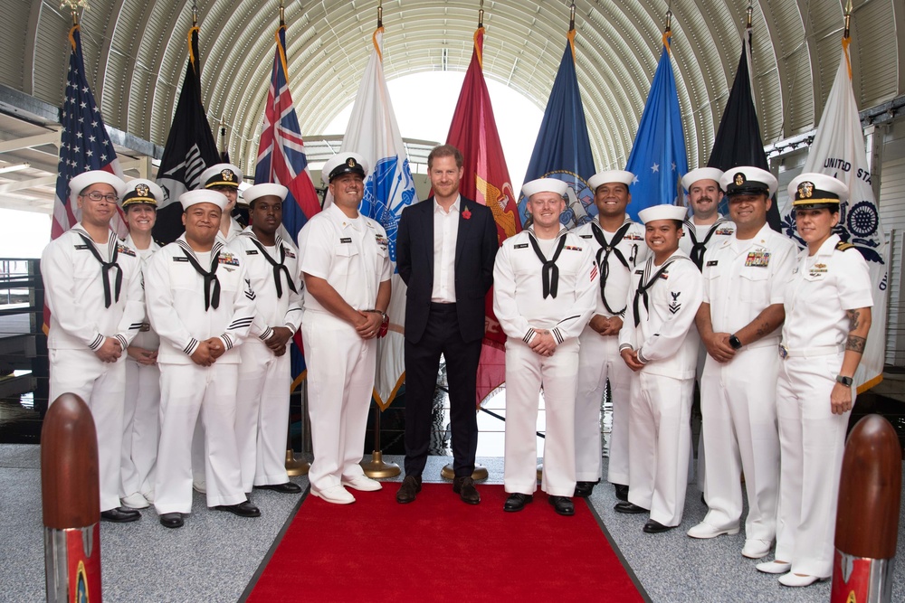 The Duke of Sussex Visits the USS Arizona Memorial