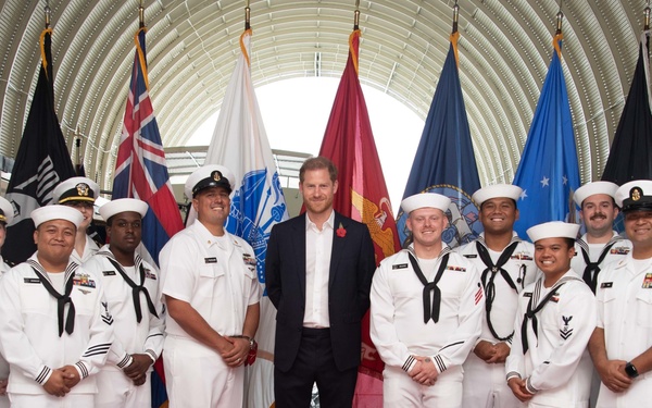 The Duke of Sussex Visits the USS Arizona Memorial