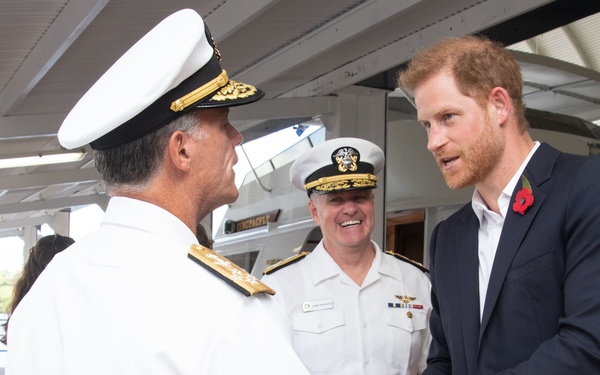 The Duke of Sussex Visits the USS Arizona Memorial
