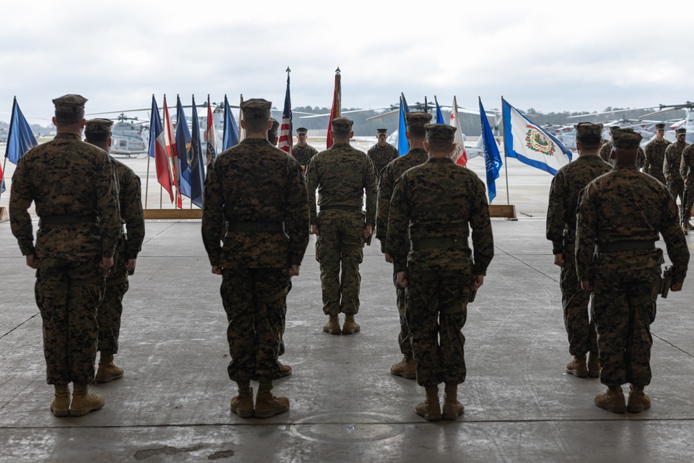HMLA-167 Change of Command