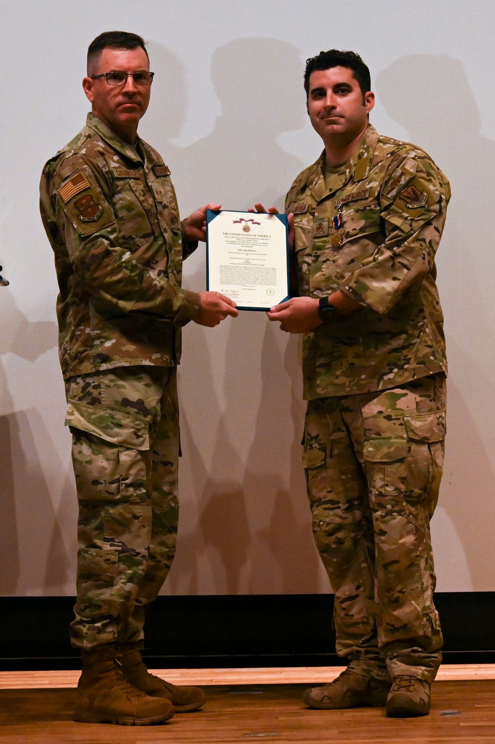 563d RQG Airmen receive medals