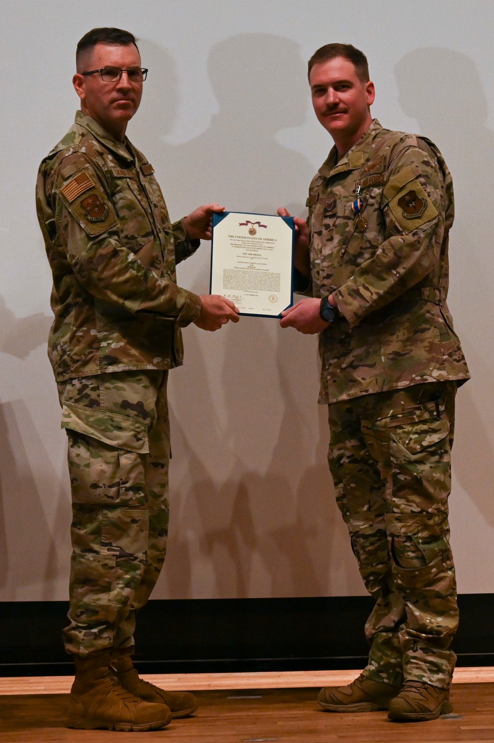 563d RQG Airmen receive medals