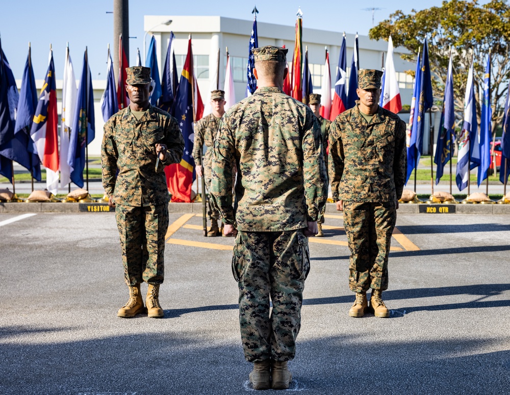 5th ANGLICO Sgt. Maj. Post and Relief Ceremony