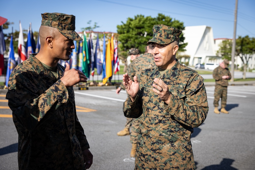 5th ANGLICO Sgt. Maj. Post and Relief Ceremony