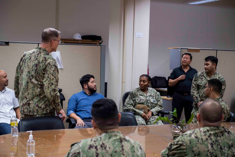 Rear Adm. Mike Wettlaufer visits Singapore