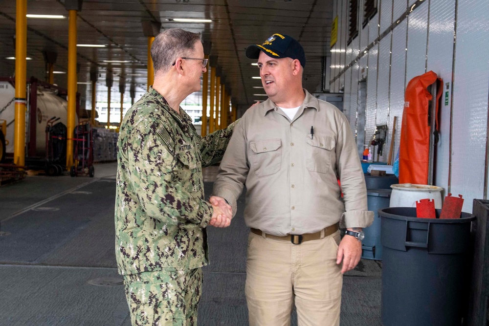 Rear Adm. Mike Wettlaufer visits Singapore