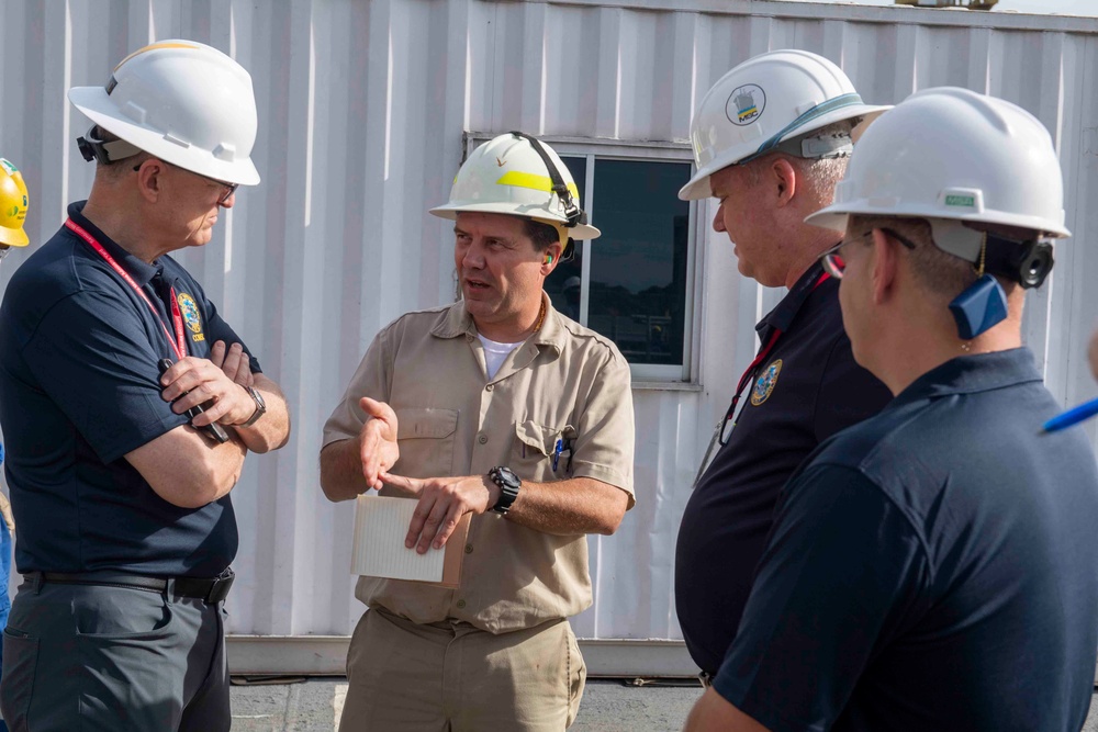 Rear Adm. Mike Wettlaufer visits Singapore