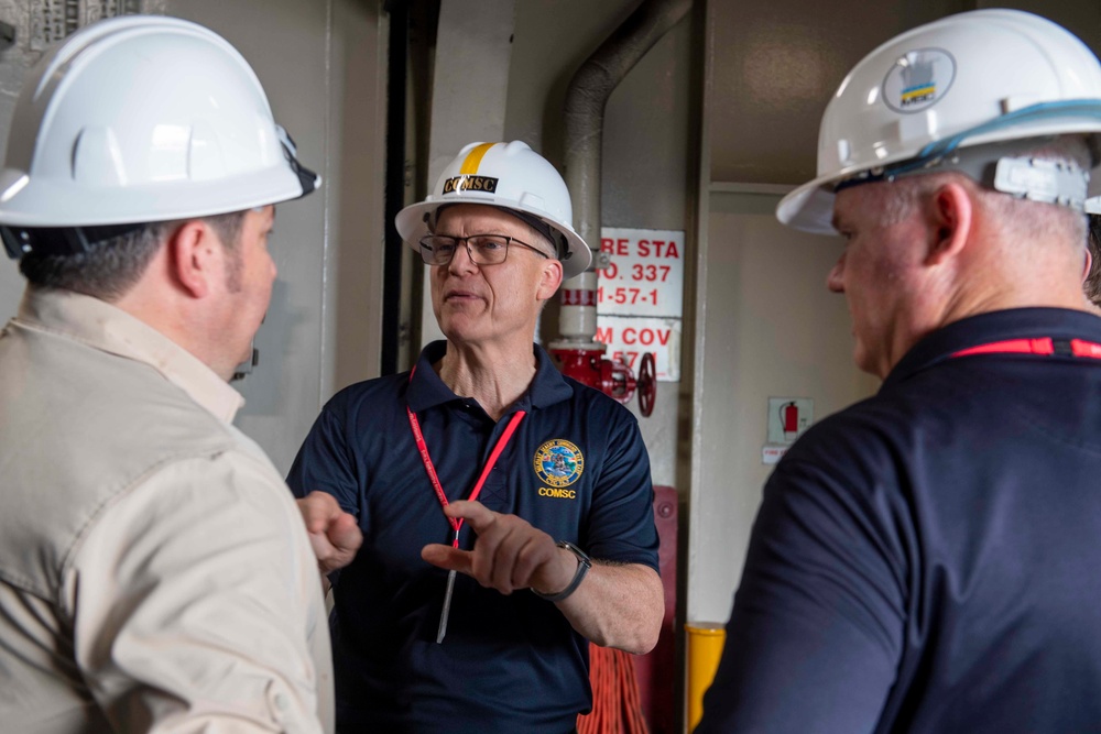 Rear Adm. Mike Wettlaufer visits Singapore