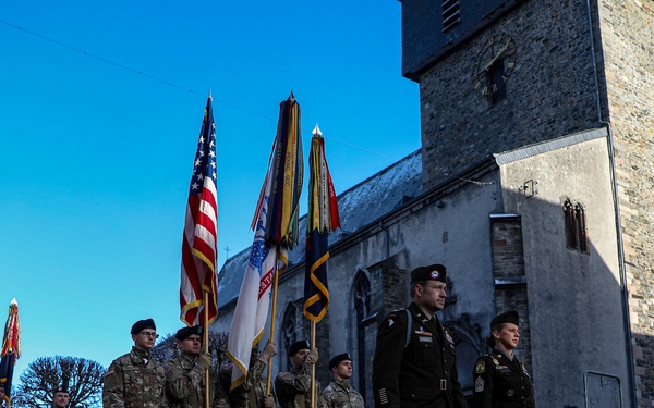 101st Airborne Division (Air Assault) marches in Bastogne 78