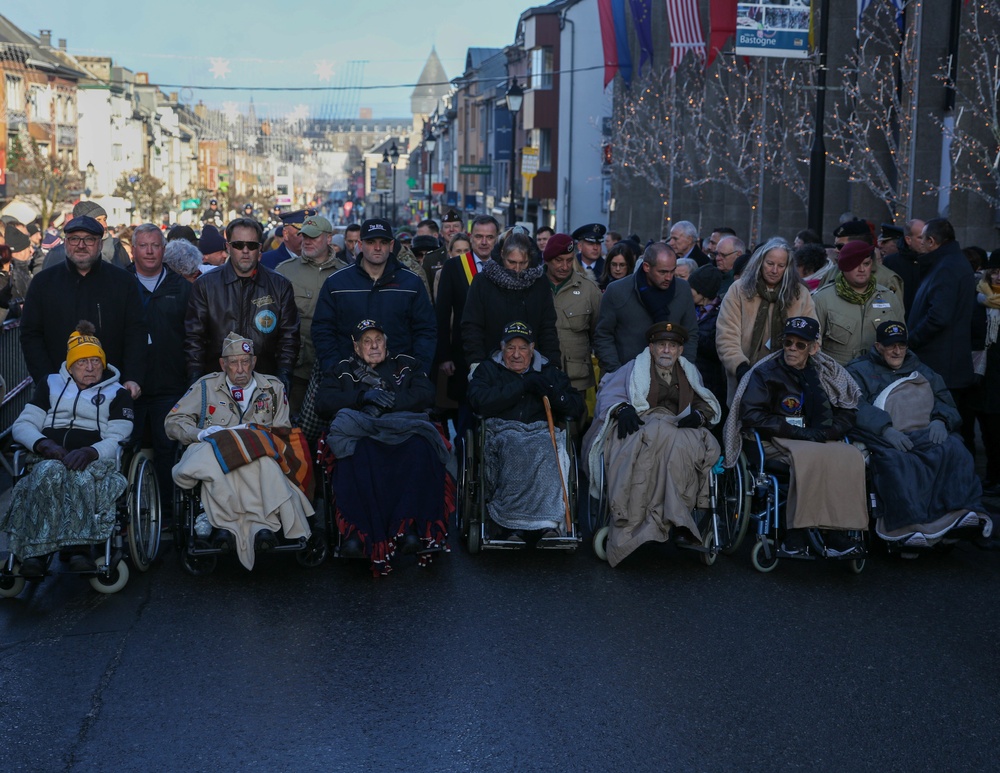 World War Two veterans at 78th Commemoration of the Battle of the Bulge