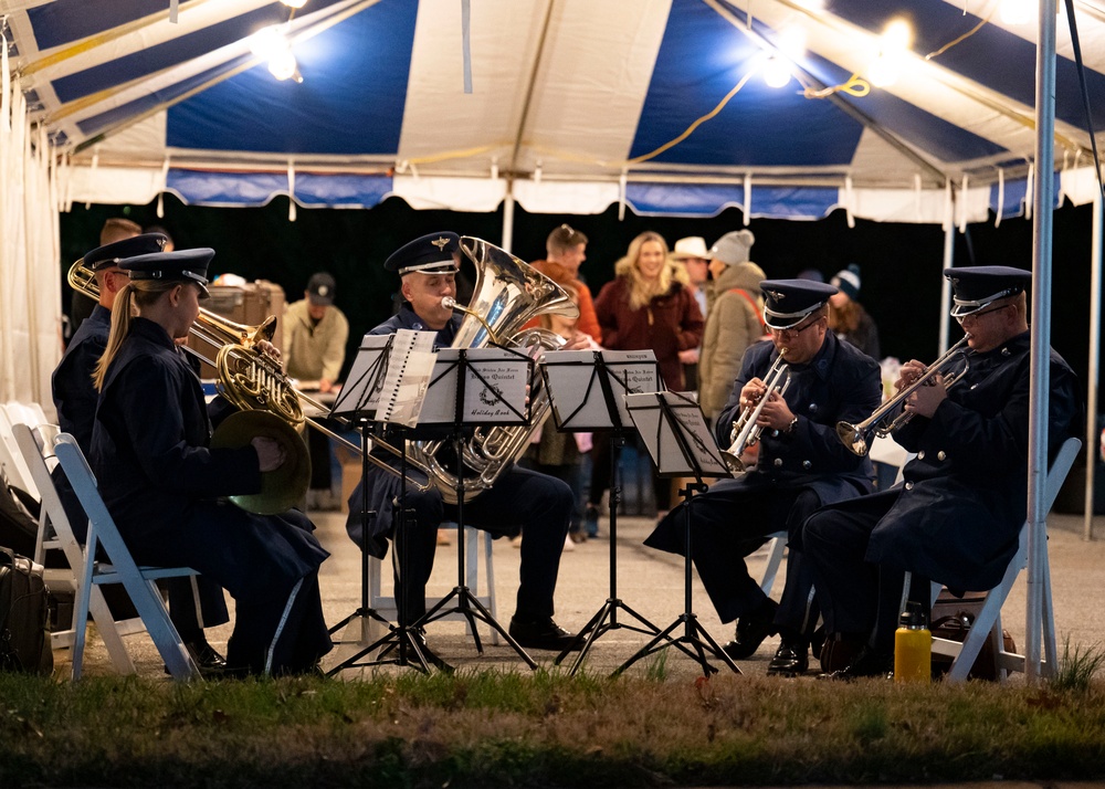 Tree Lighting ceremony at JBAB